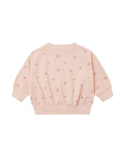 Relaxed Sweatshirt || Hearts