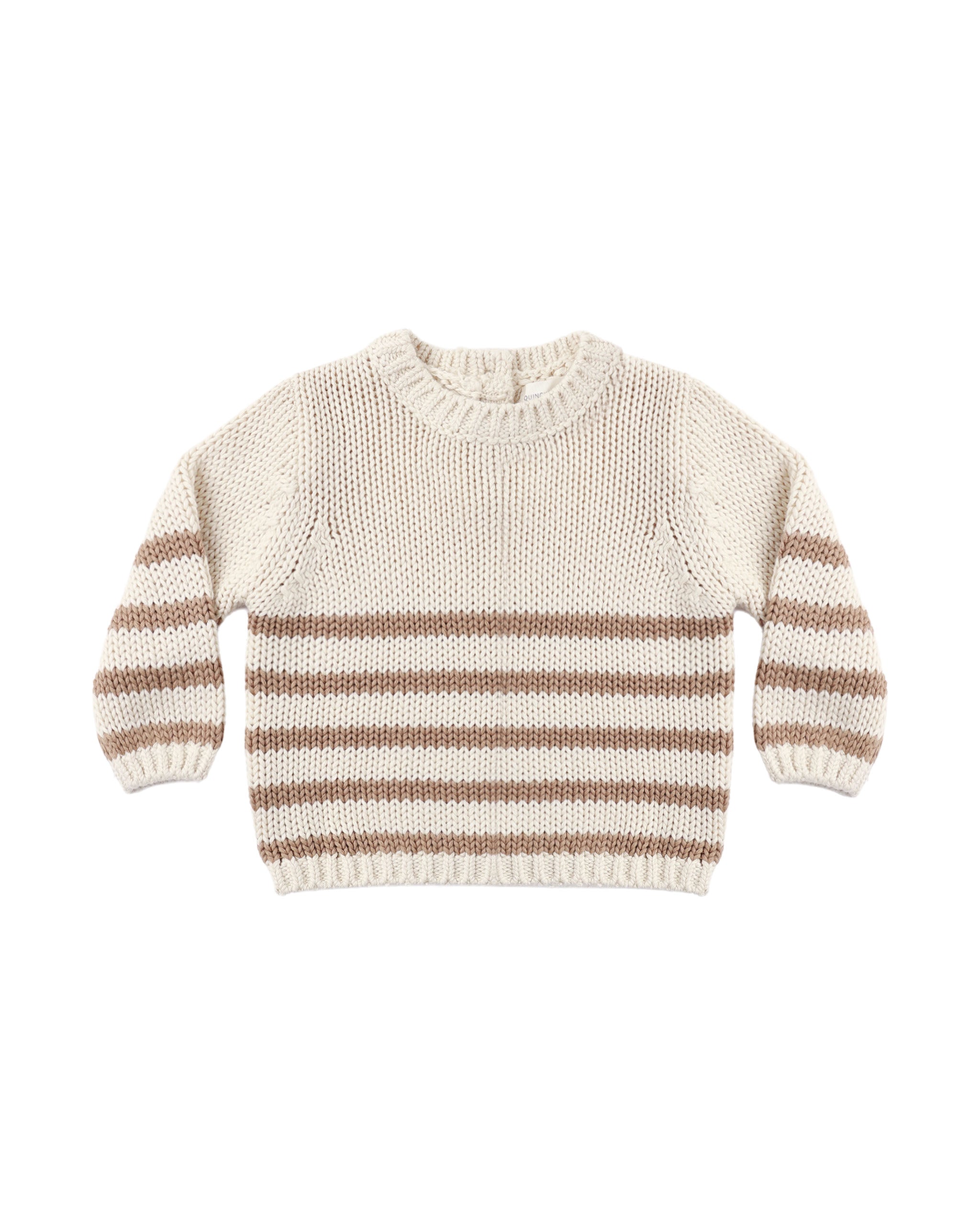 Rex Sweater || Almond Stripe