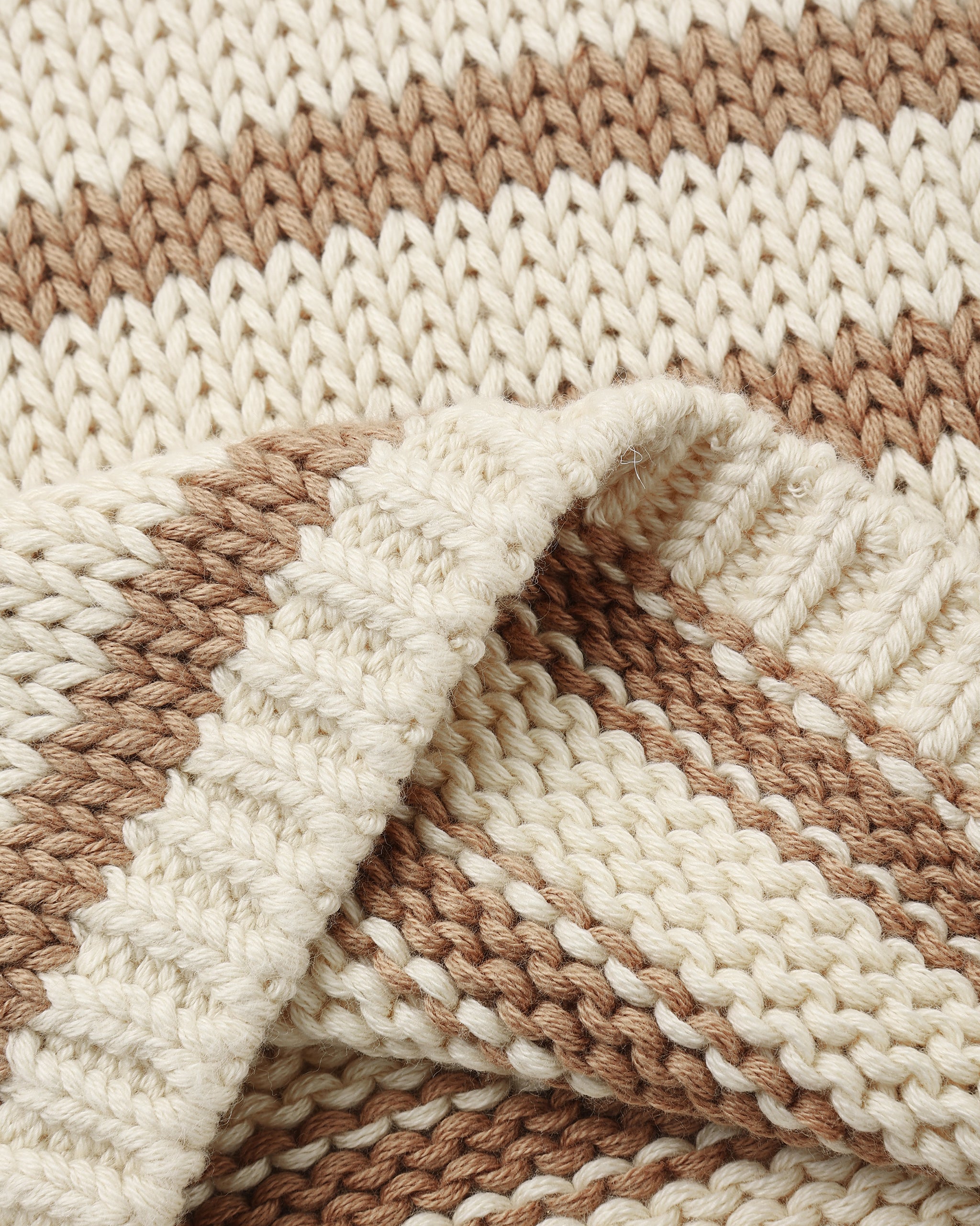 Rex Sweater || Almond Stripe