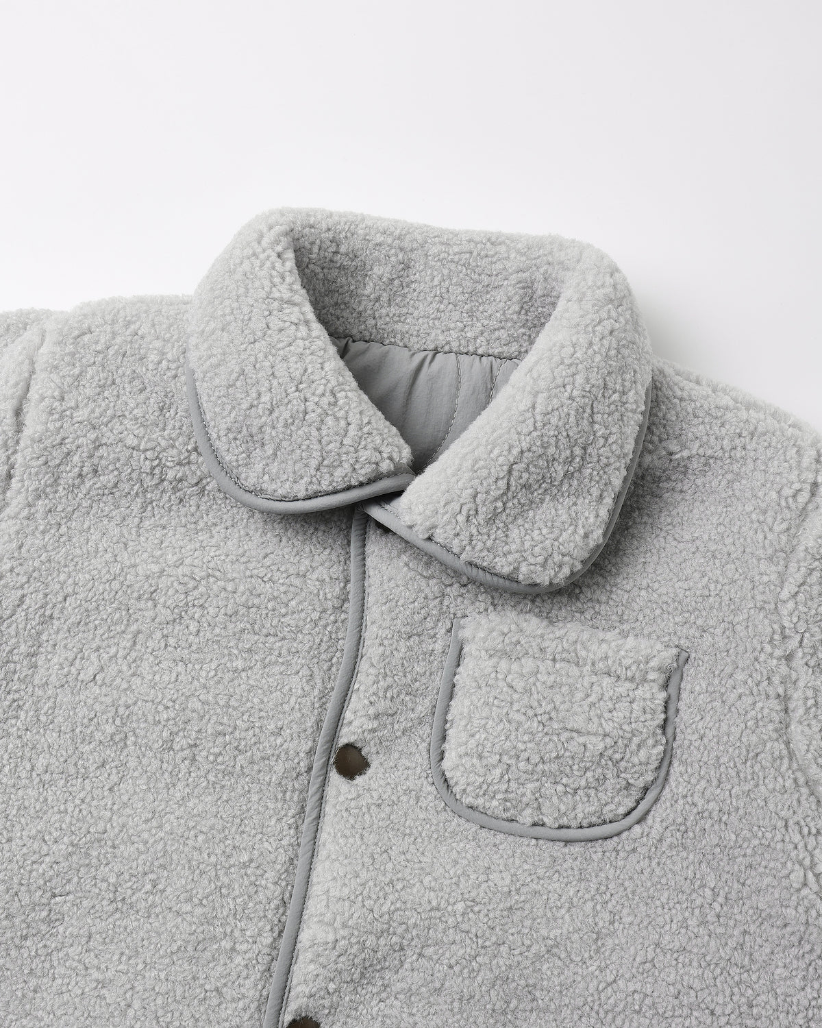 Shearling Jumpsuit || Fog