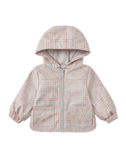 Rain Coat || Blue Plaid