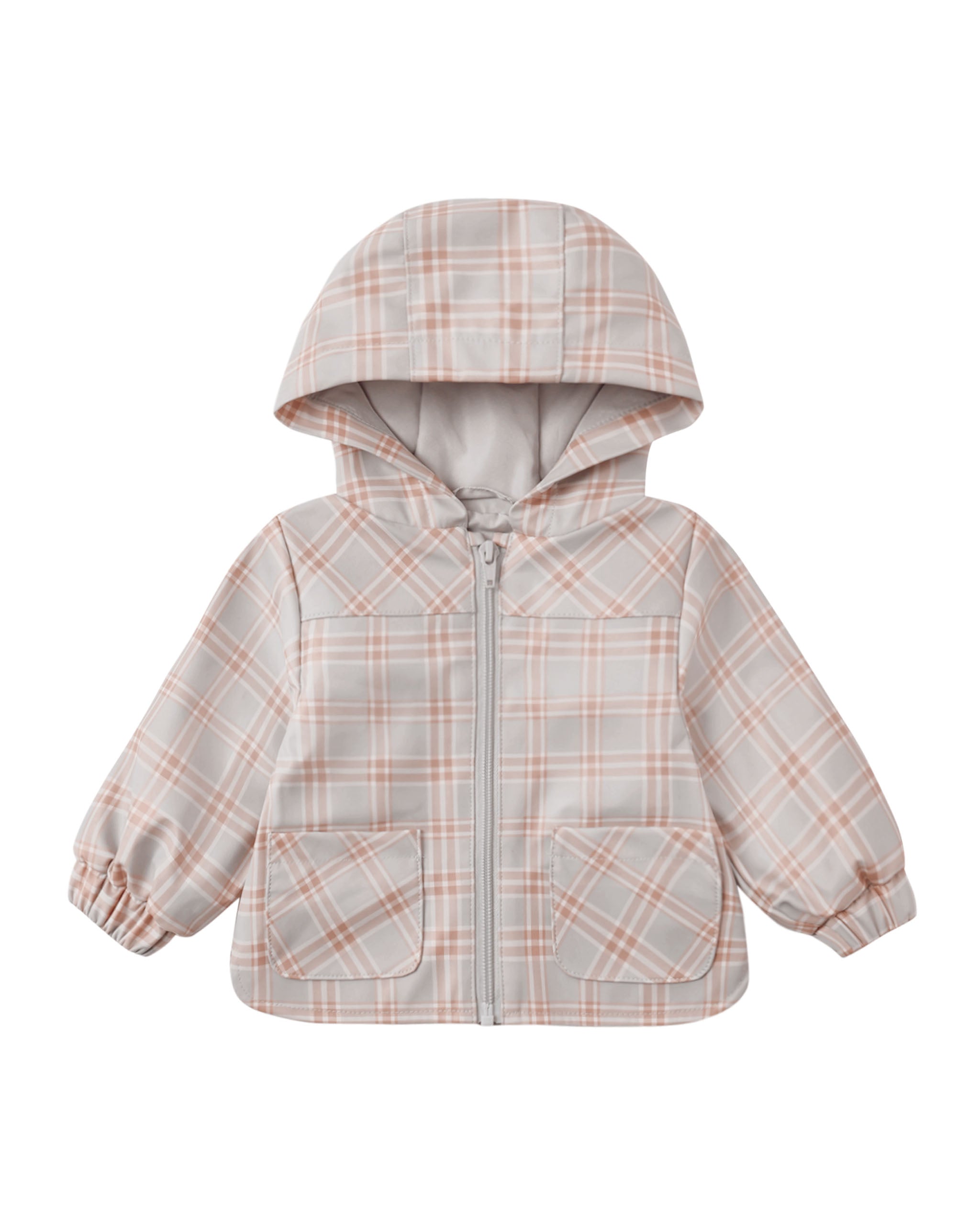 Rain Coat || Blue Plaid