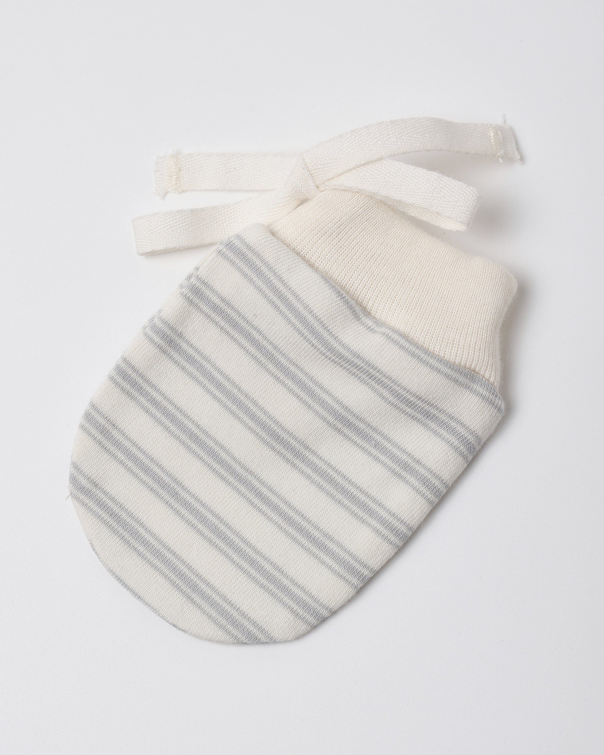 No Scratch Mittens, Set of 2 || Cloud Stripe, Cloud