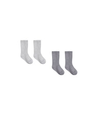 Socks Set || Slate, Cloud