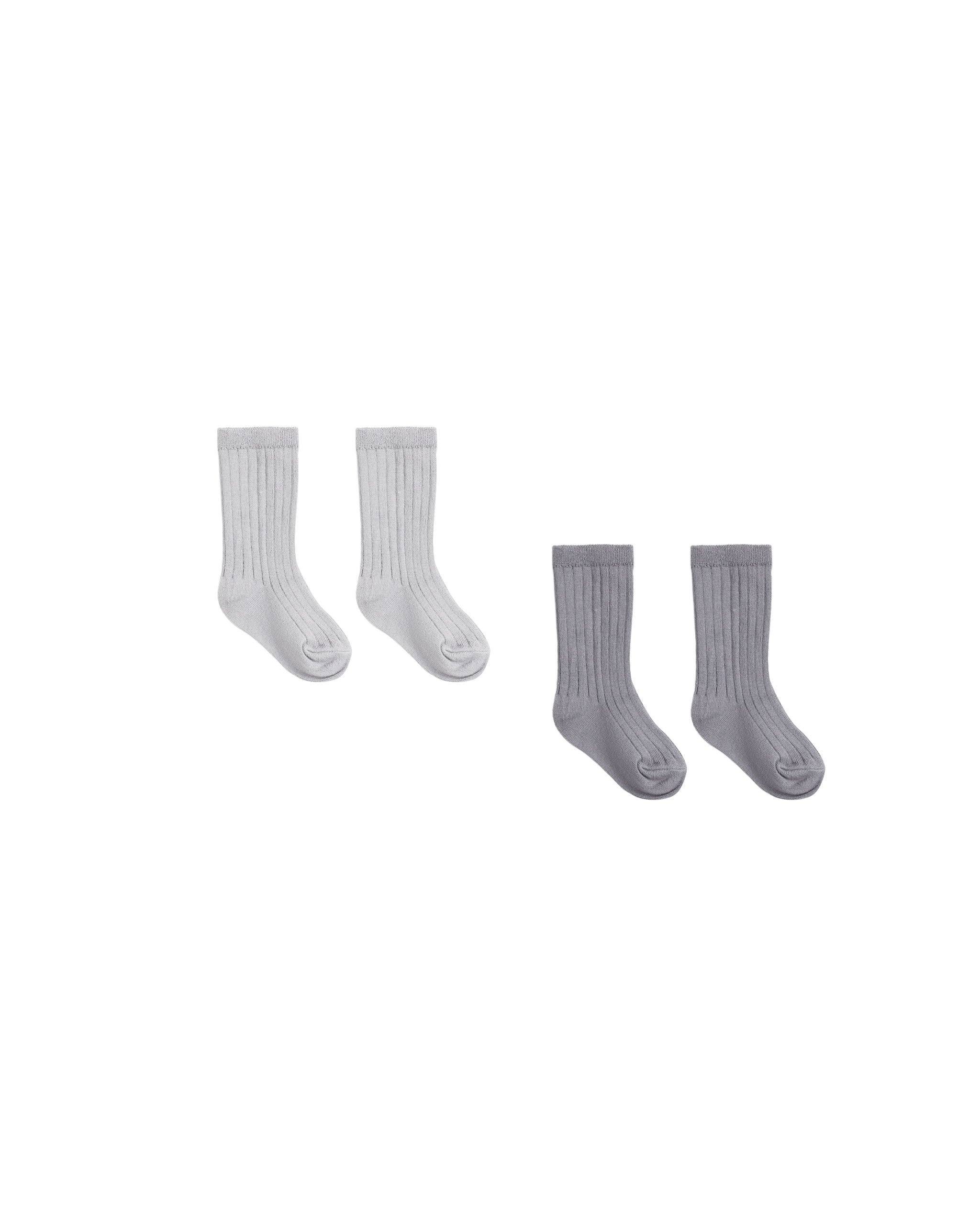 Socks Set || Slate, Cloud