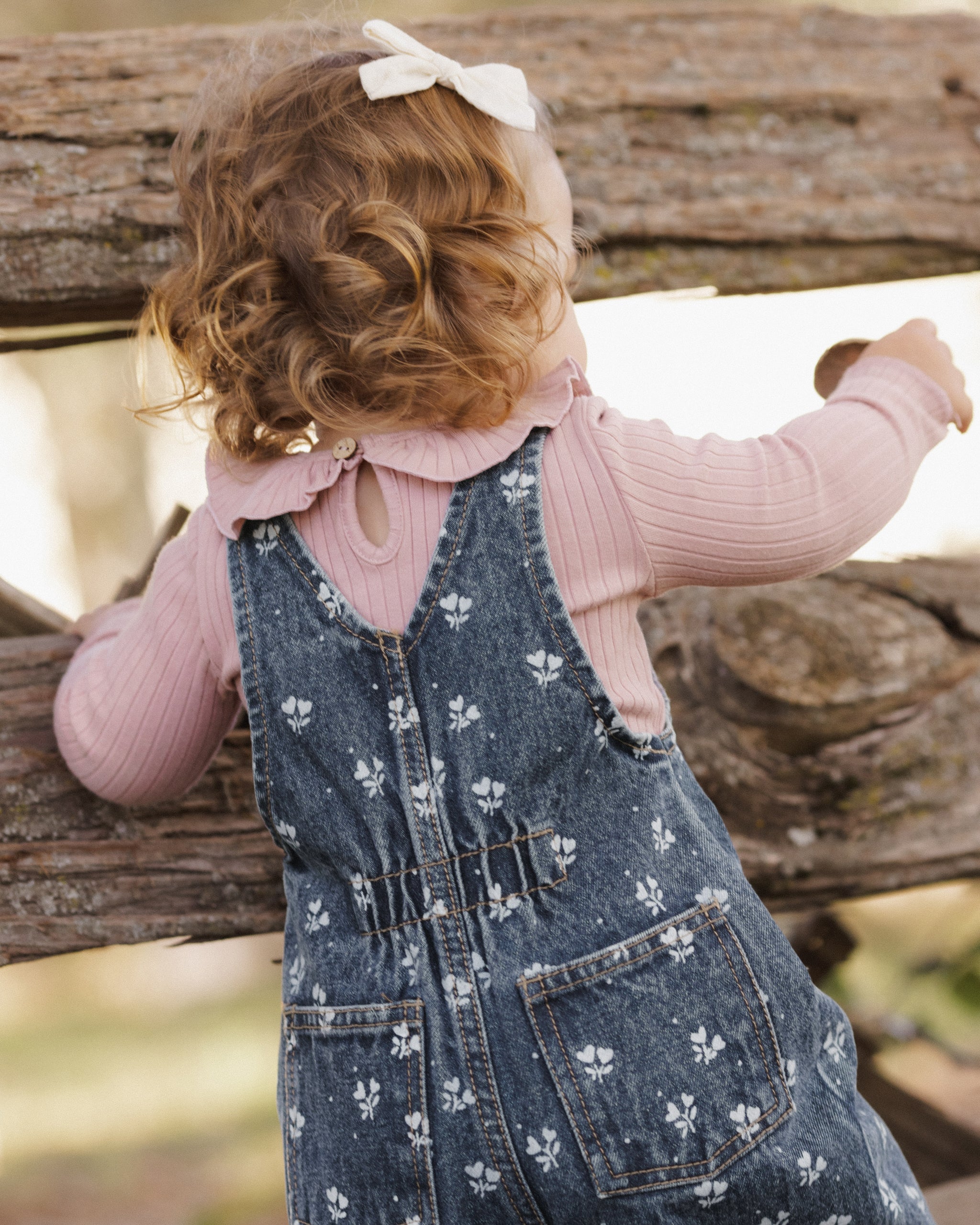 Vintage Overall || Heart Ditsy
