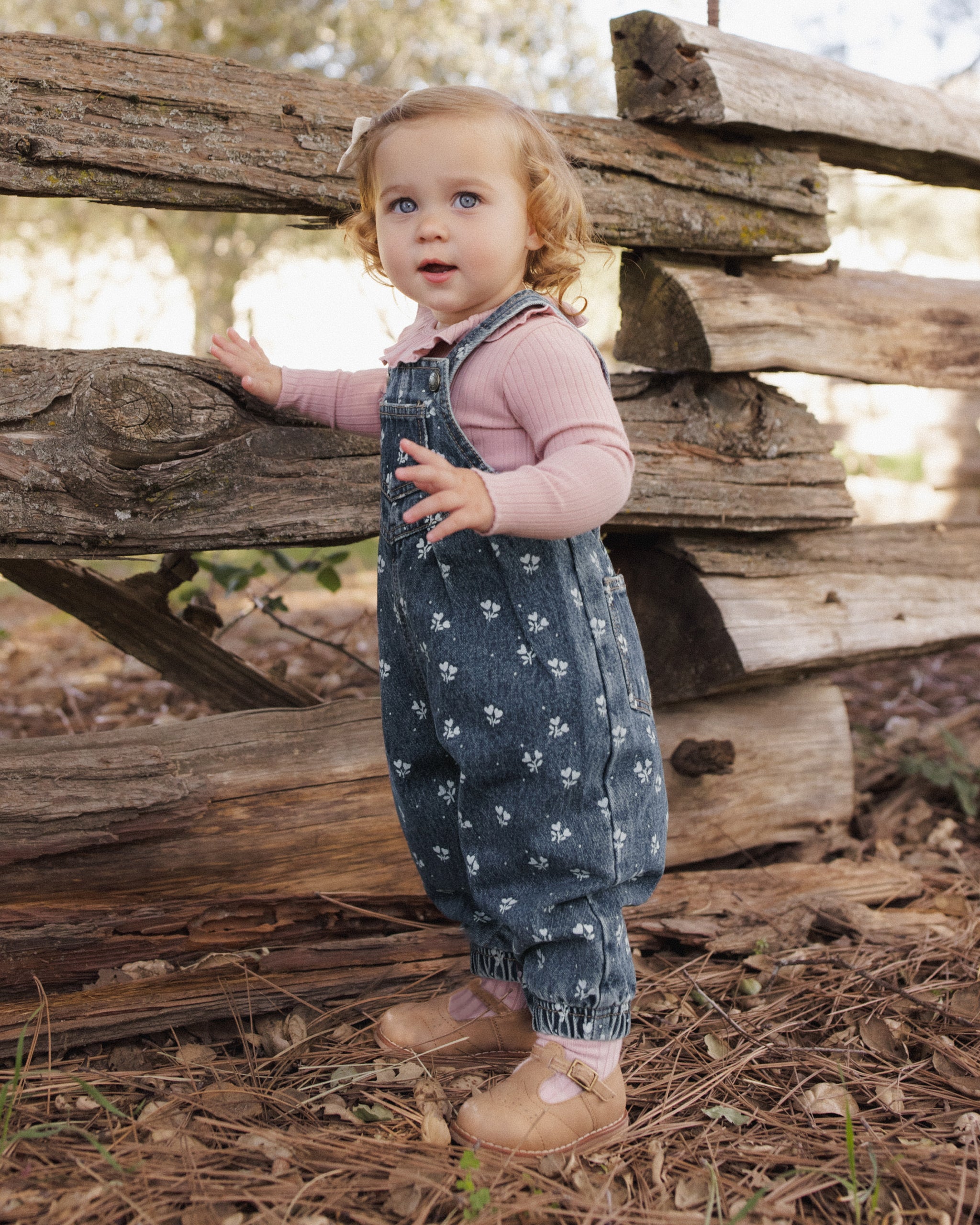 Vintage Overall || Heart Ditsy