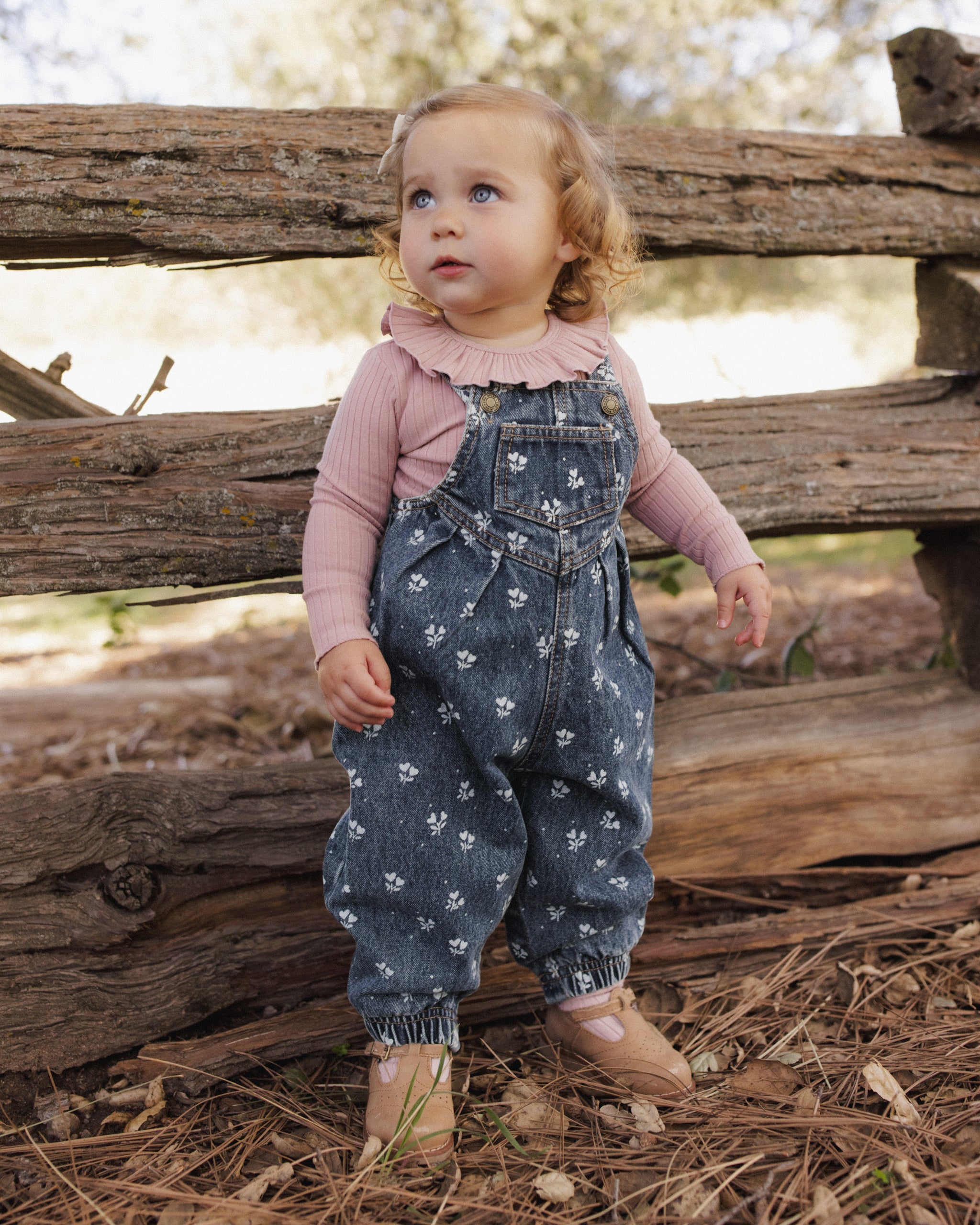 Vintage Overall || Heart Ditsy