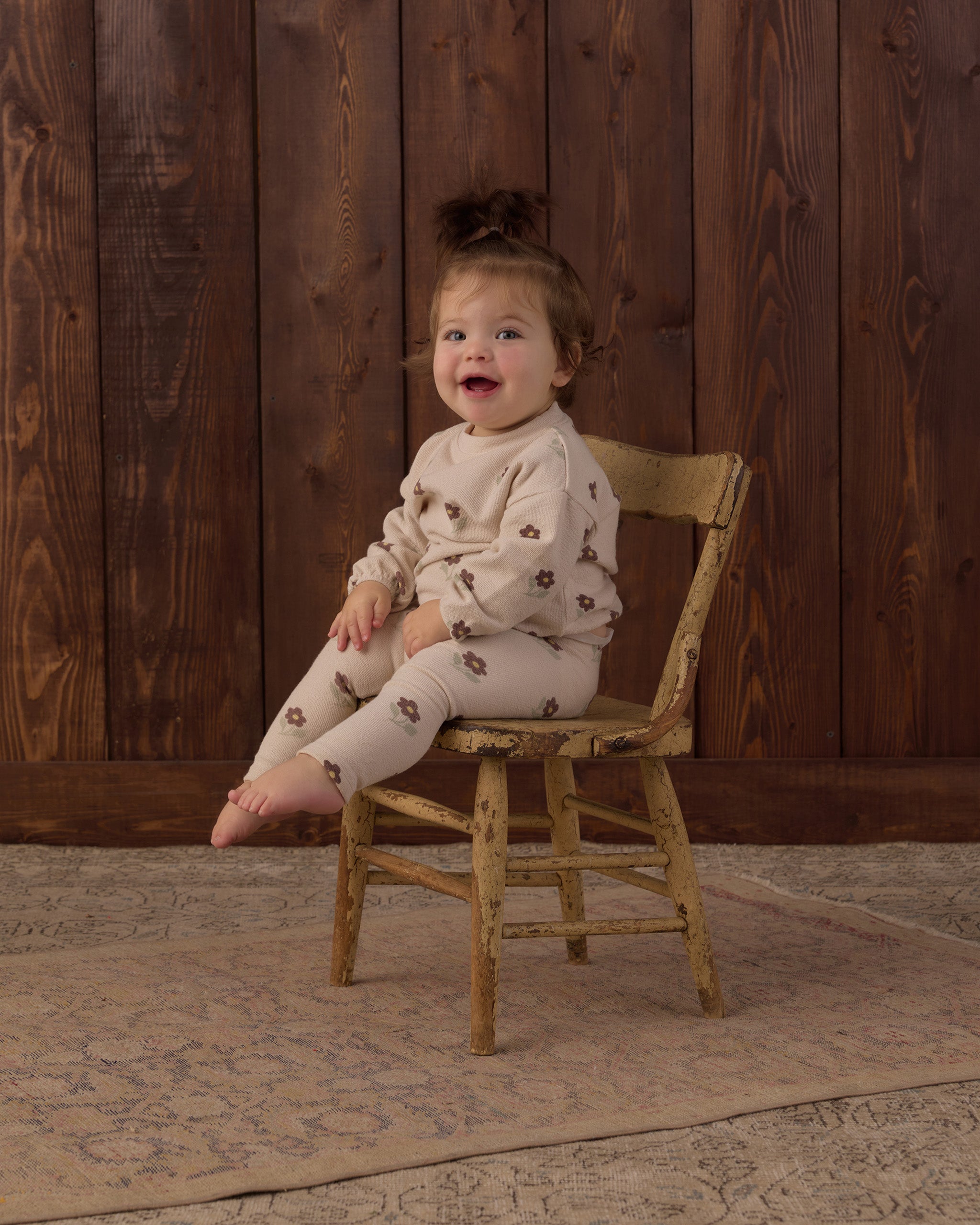 Spongey Knit Set || Petal Daisy
