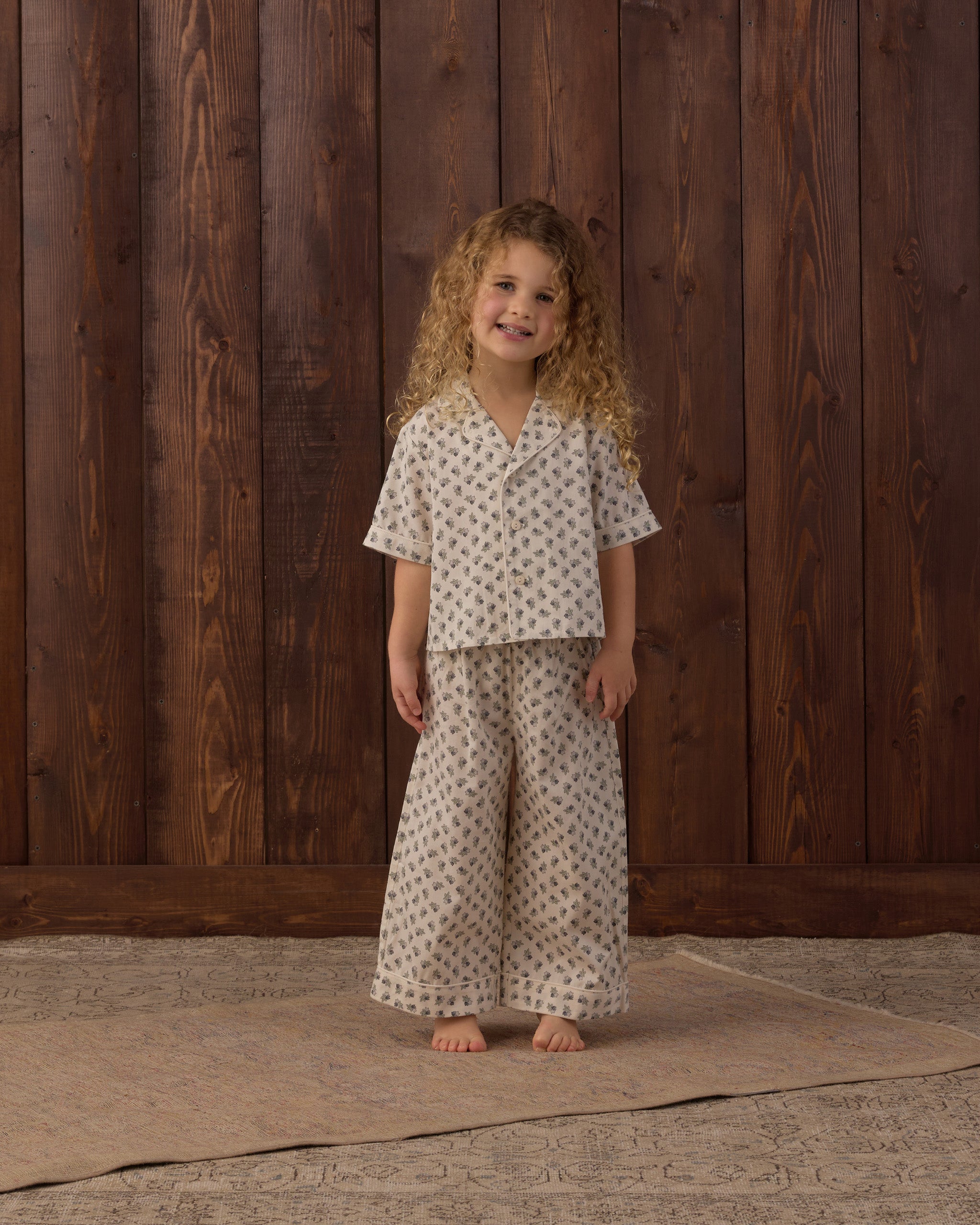 Woven Pajama Set || Vintage Fleur