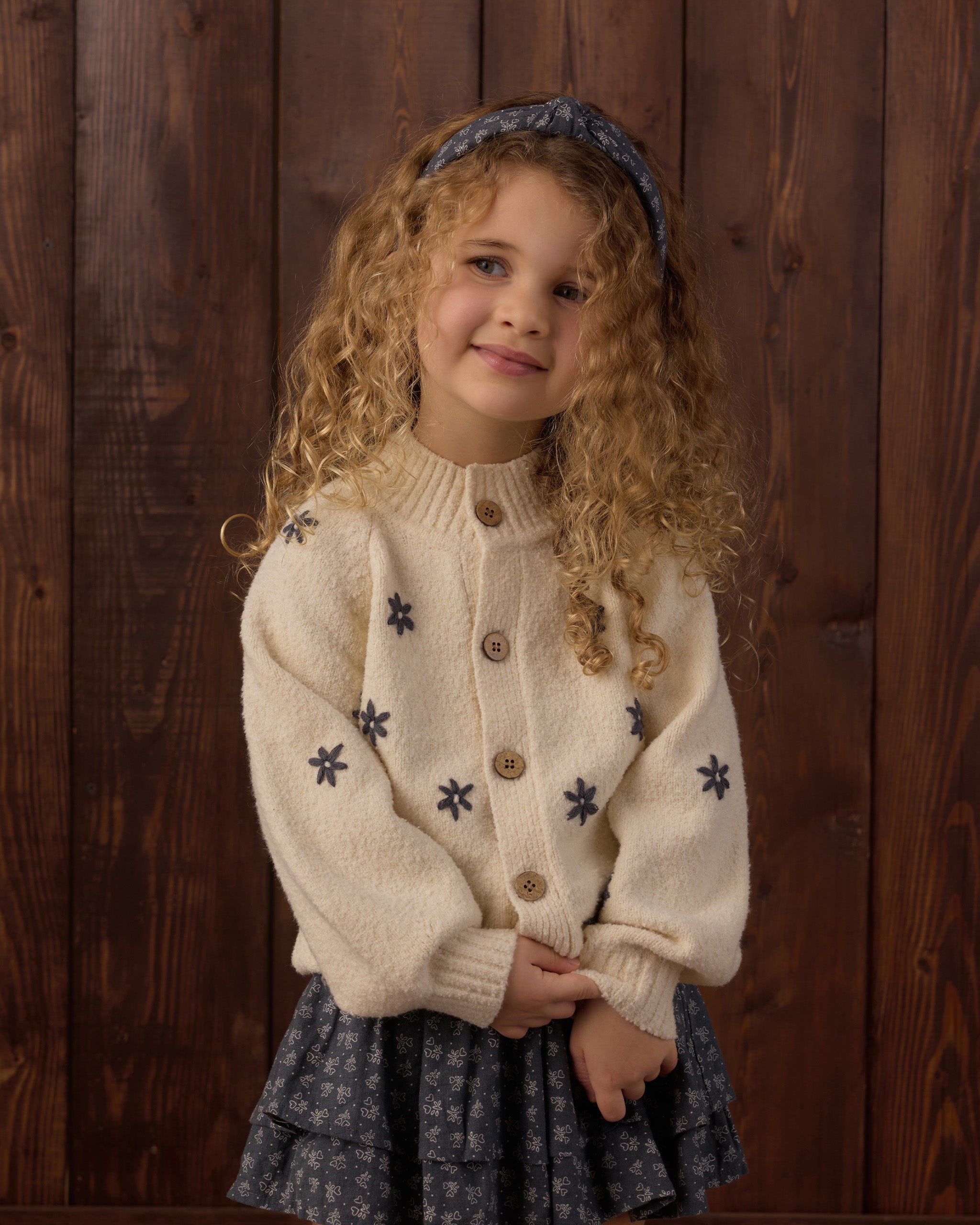Tulip Cardigan || Midnight Daisy