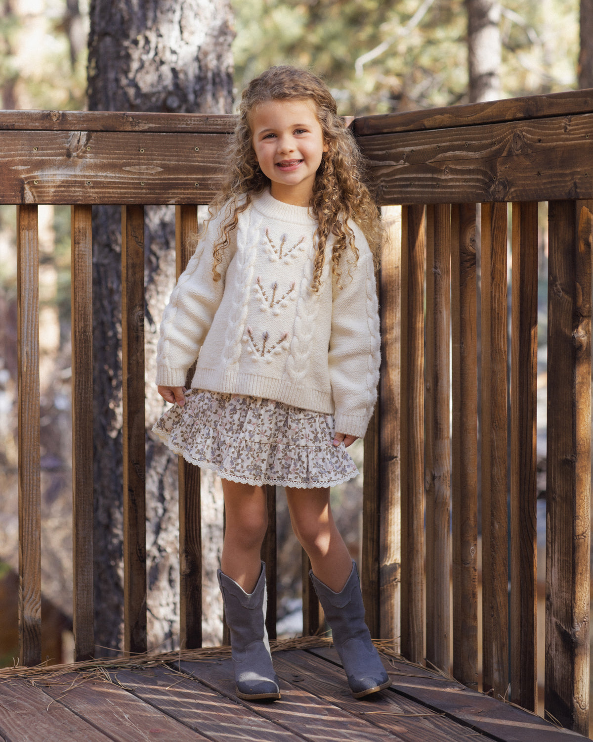Nova Mini Skirt || Winter Garden