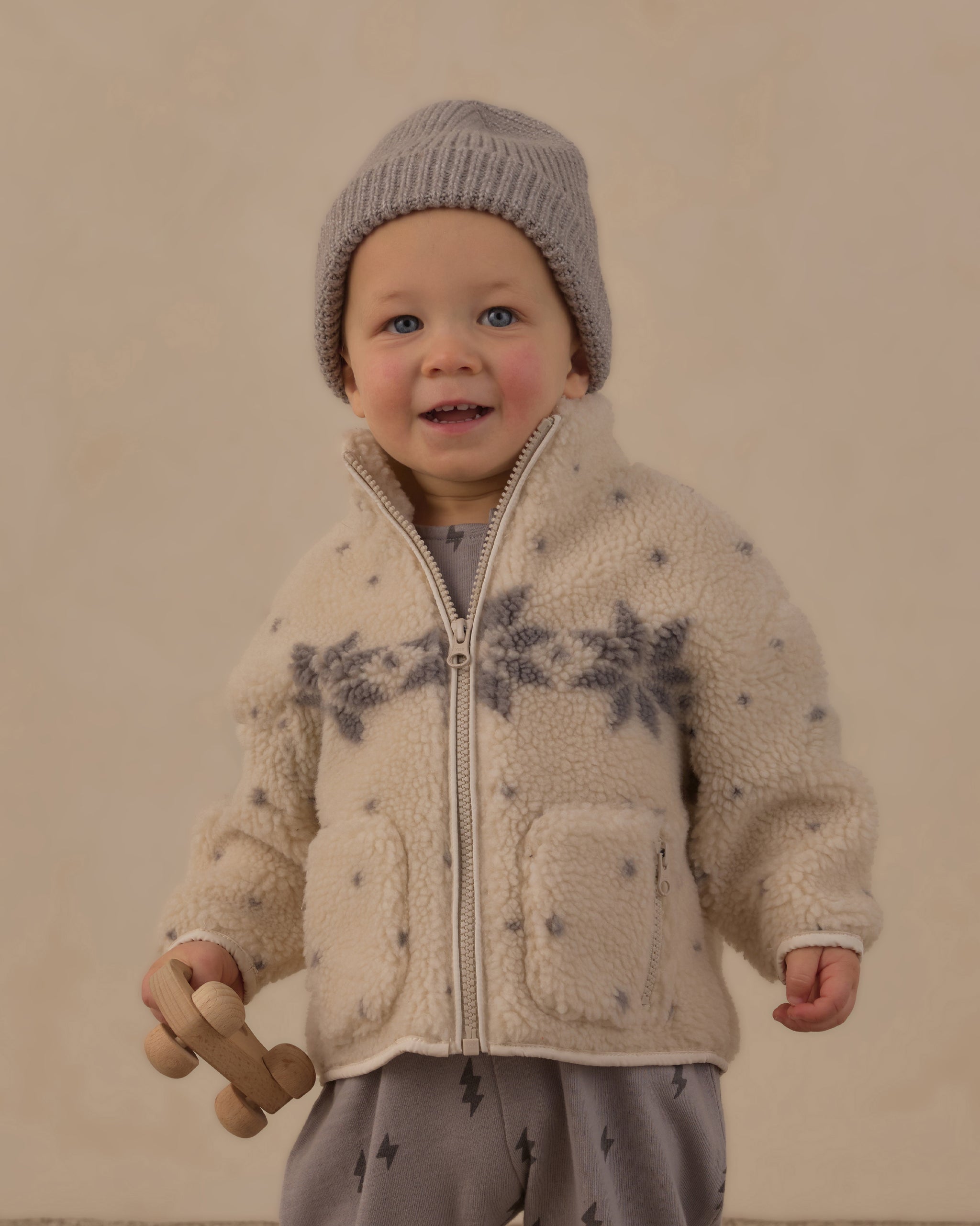 Felix Jacket || Natural Fair Isle