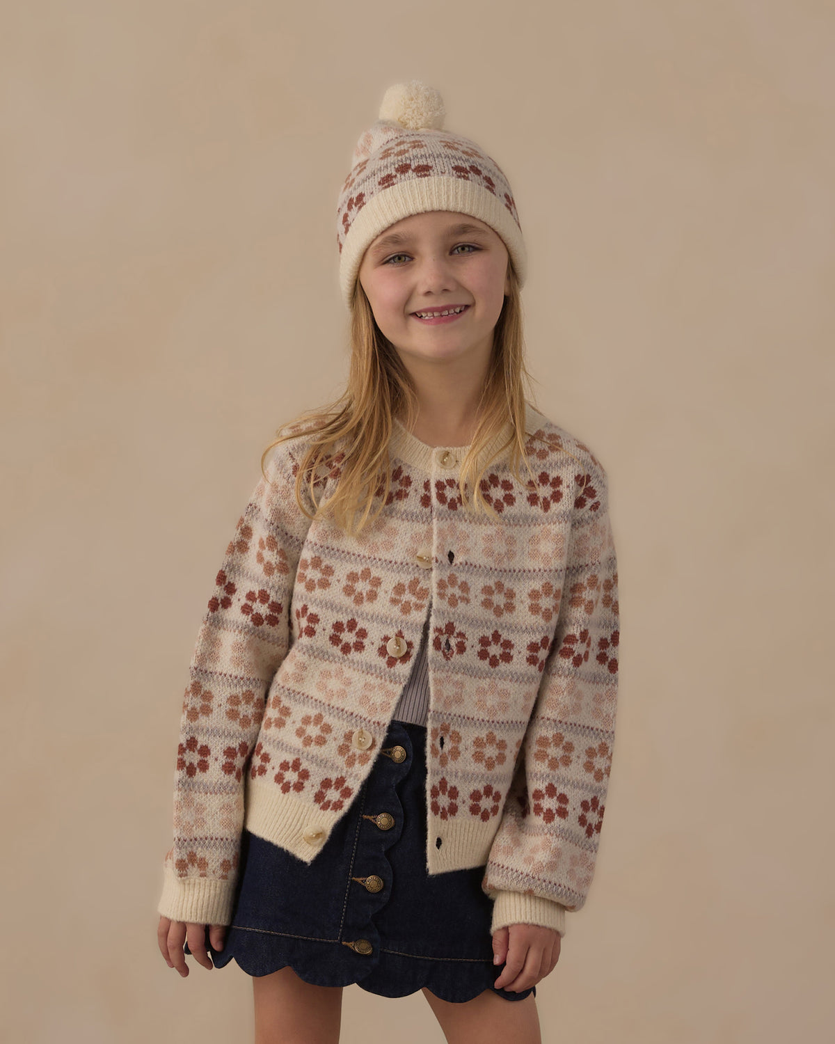 Cheyenne Cardigan || Flower Fair Isle