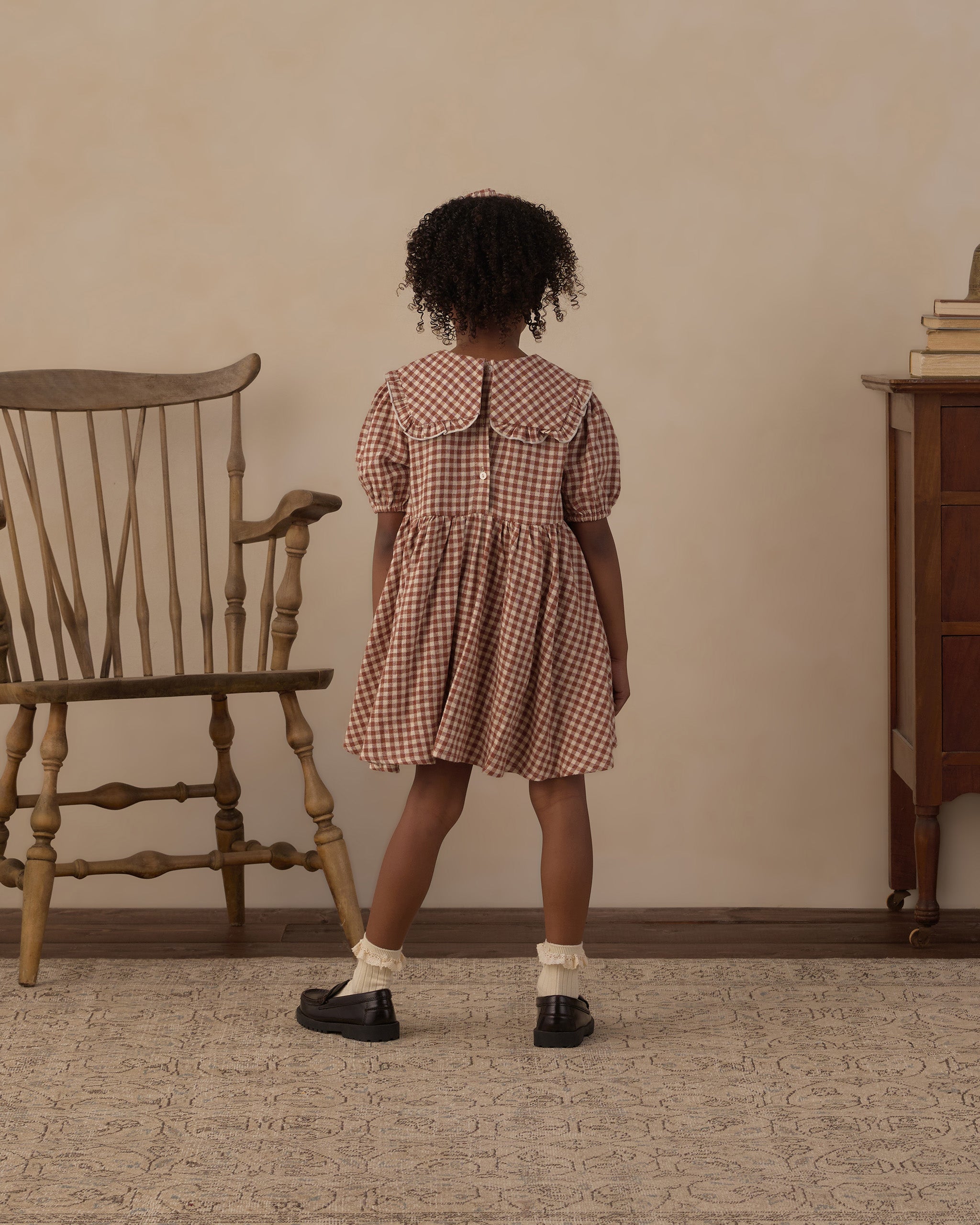 Camille Dress || Brick Check