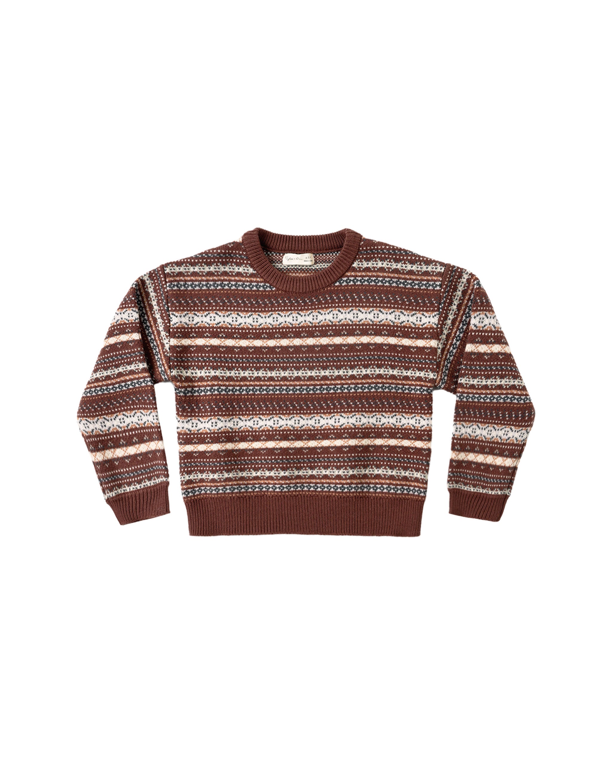 Aspen Sweater || Mulberry Multi-Stripe