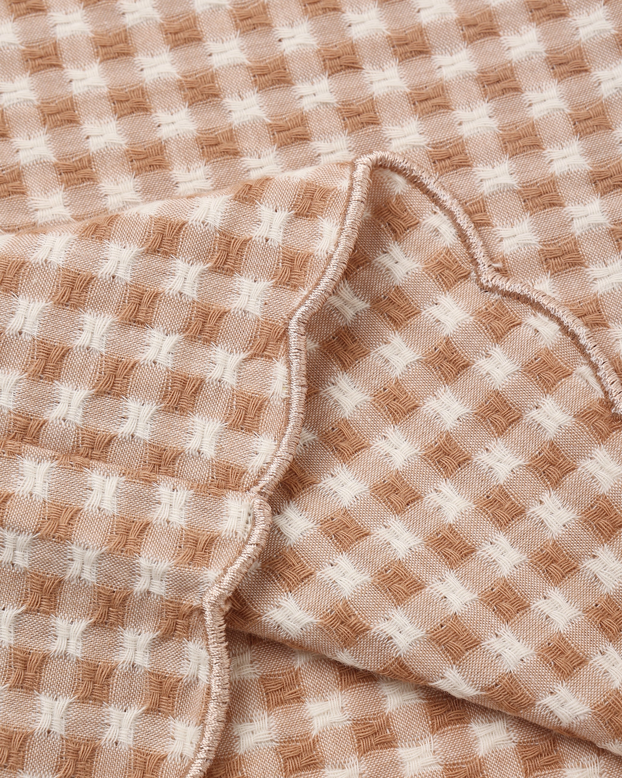 Wide Leg Pant || Fawn Gingham