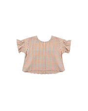 Francie Blouse || Fawn Gingham