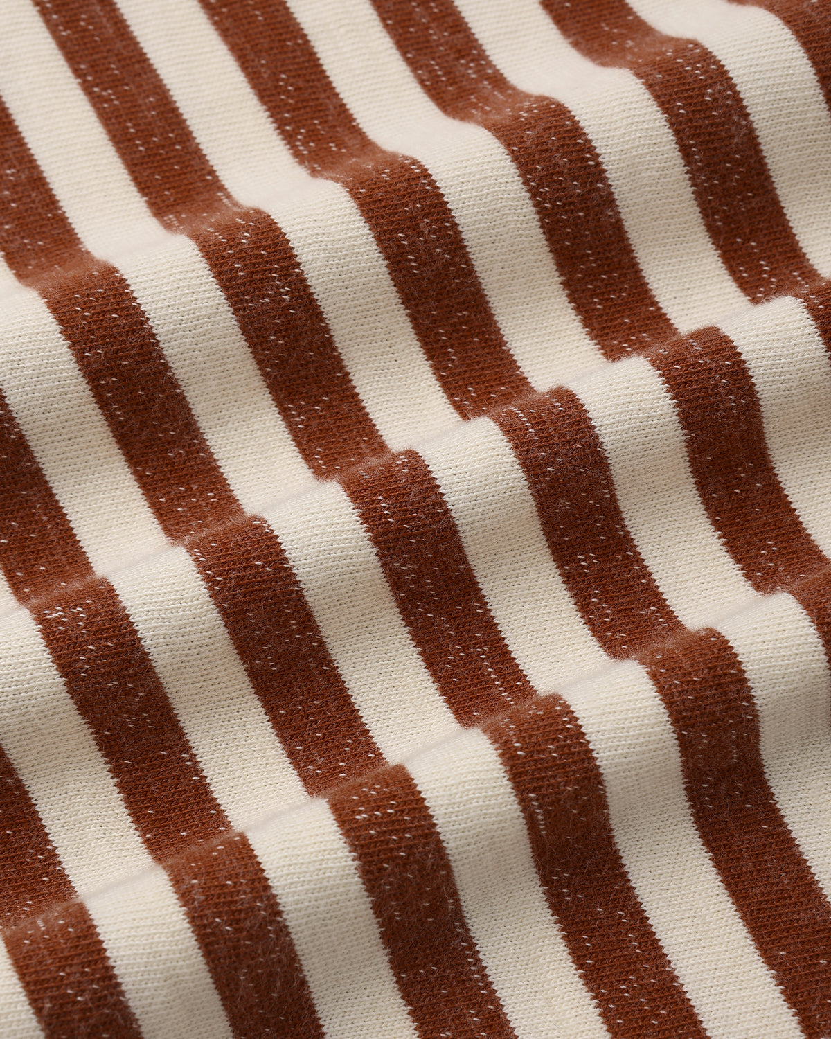 Relaxed Long Sleeve Tee || Brick Stripe