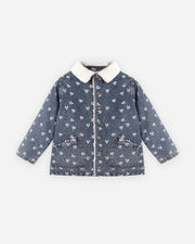 Long Chore Coat || Heart Ditsy