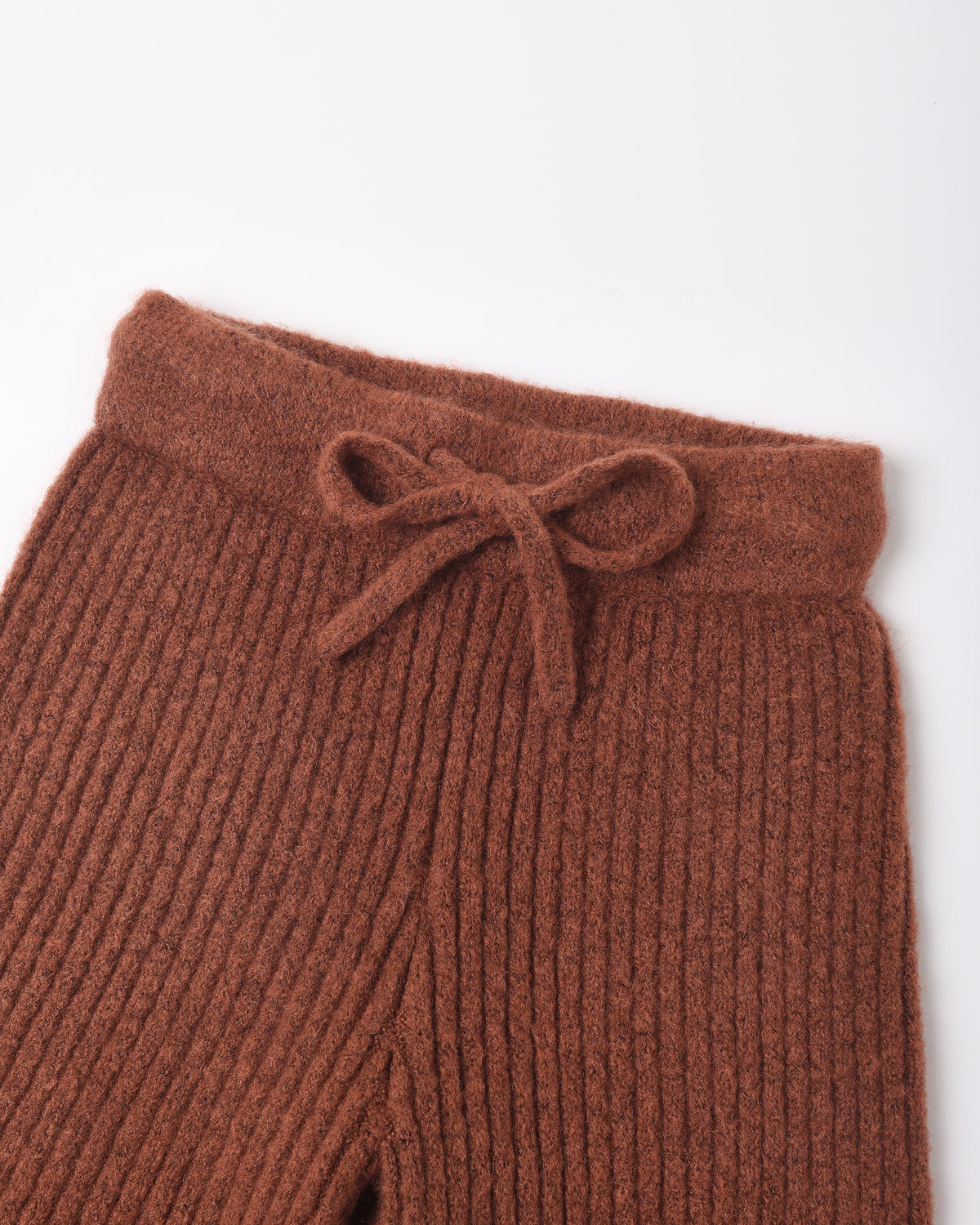 Fuzzy Knit Lounge Set || Brick