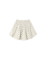 Smocked V Mini Skirt || Vintage Fleur