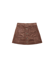 Denver Mini Skirt || Mulberry