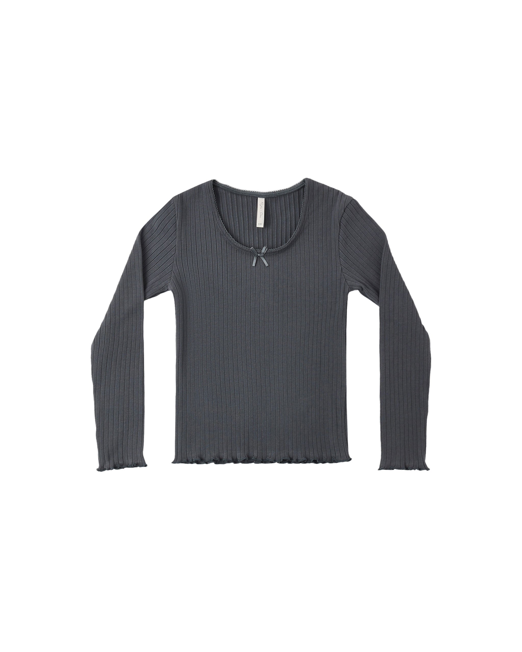 Ribbed Long Sleeve || Midnight