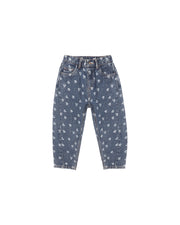 Barrel Pant || Heart Ditsy