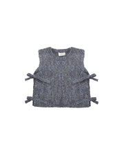 Bow Sweater Vest || Midnight