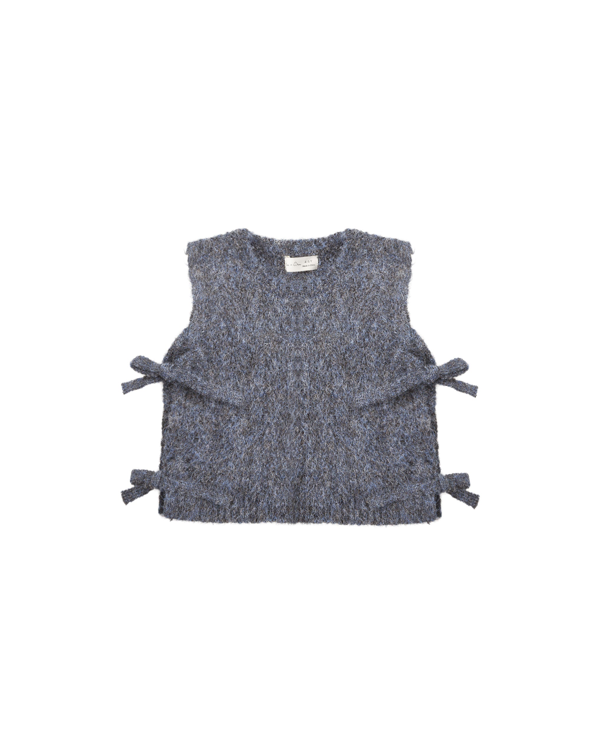 Bow Sweater Vest || Midnight