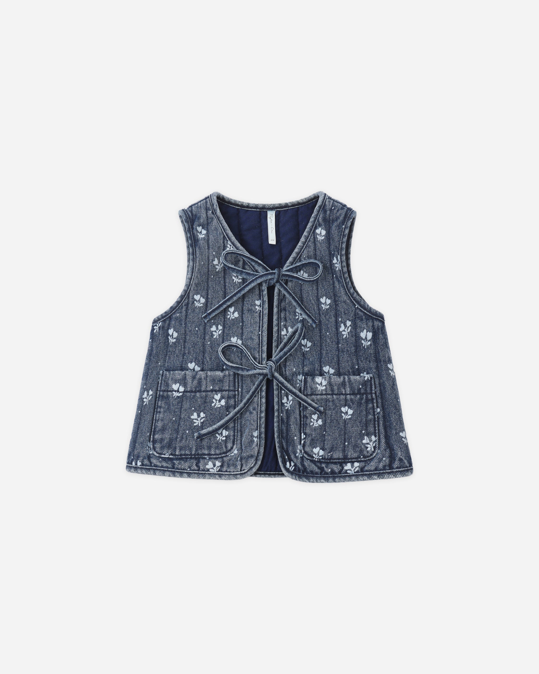 Denim Vest || Heart Ditsy