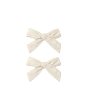 Bows, Set of 2 || Natural