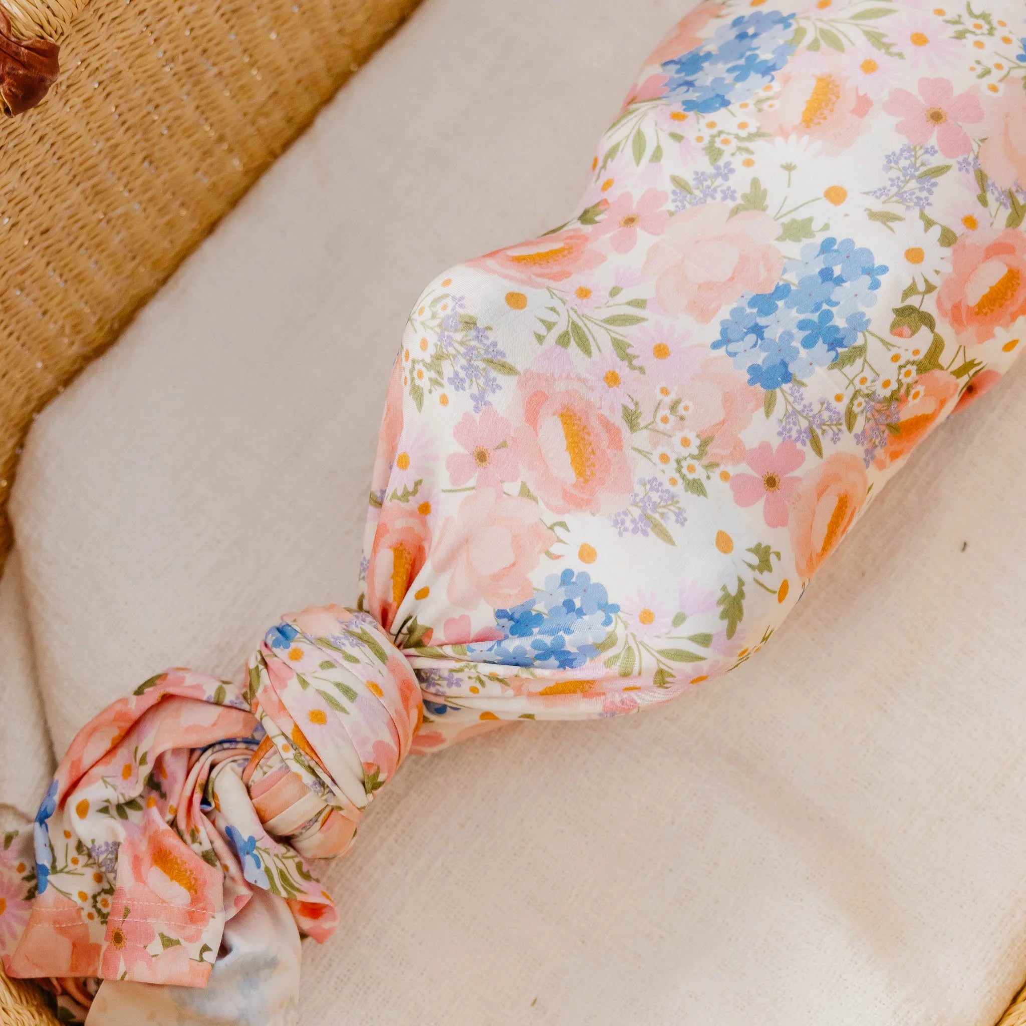 Penelope Knit Swaddle Blanket Single