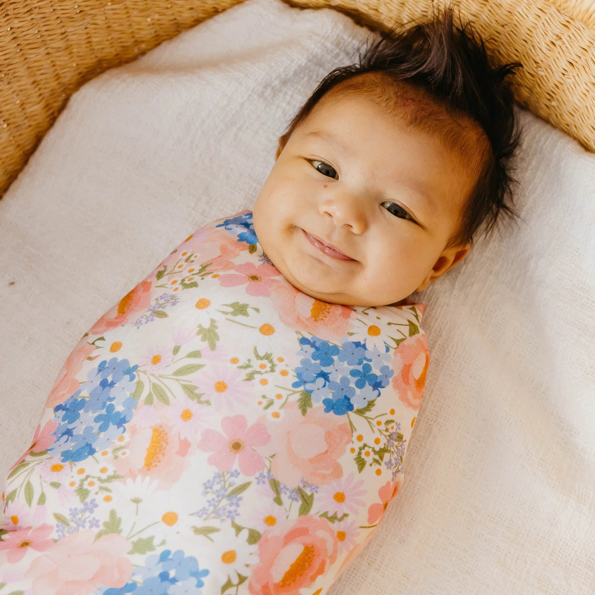 Penelope Knit Swaddle Blanket Single