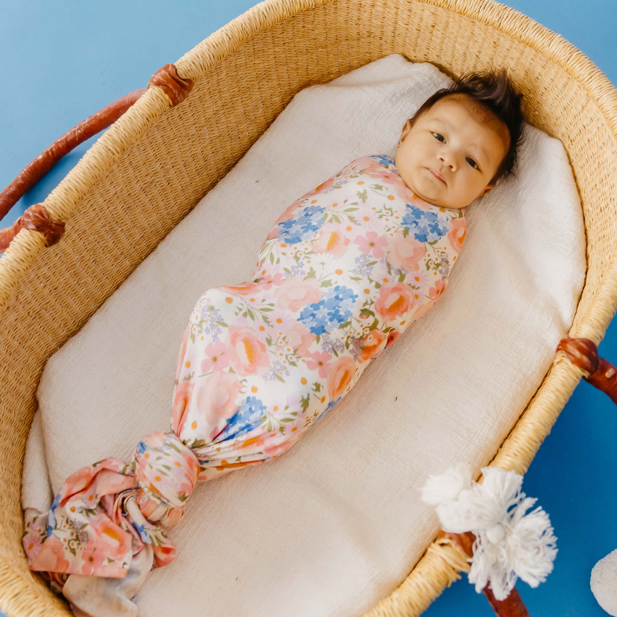 Penelope Knit Swaddle Blanket Single