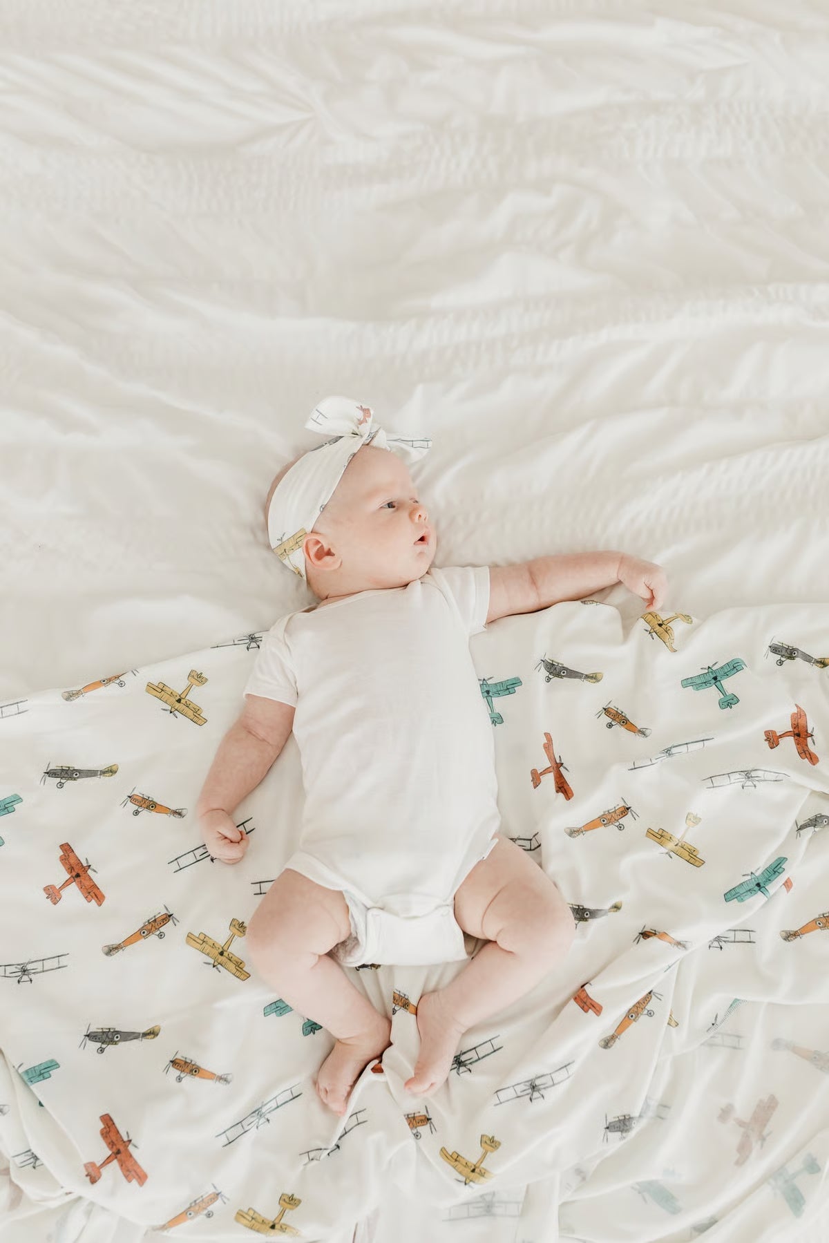 Copper Pearl Baby Ace Knit Blanket Single