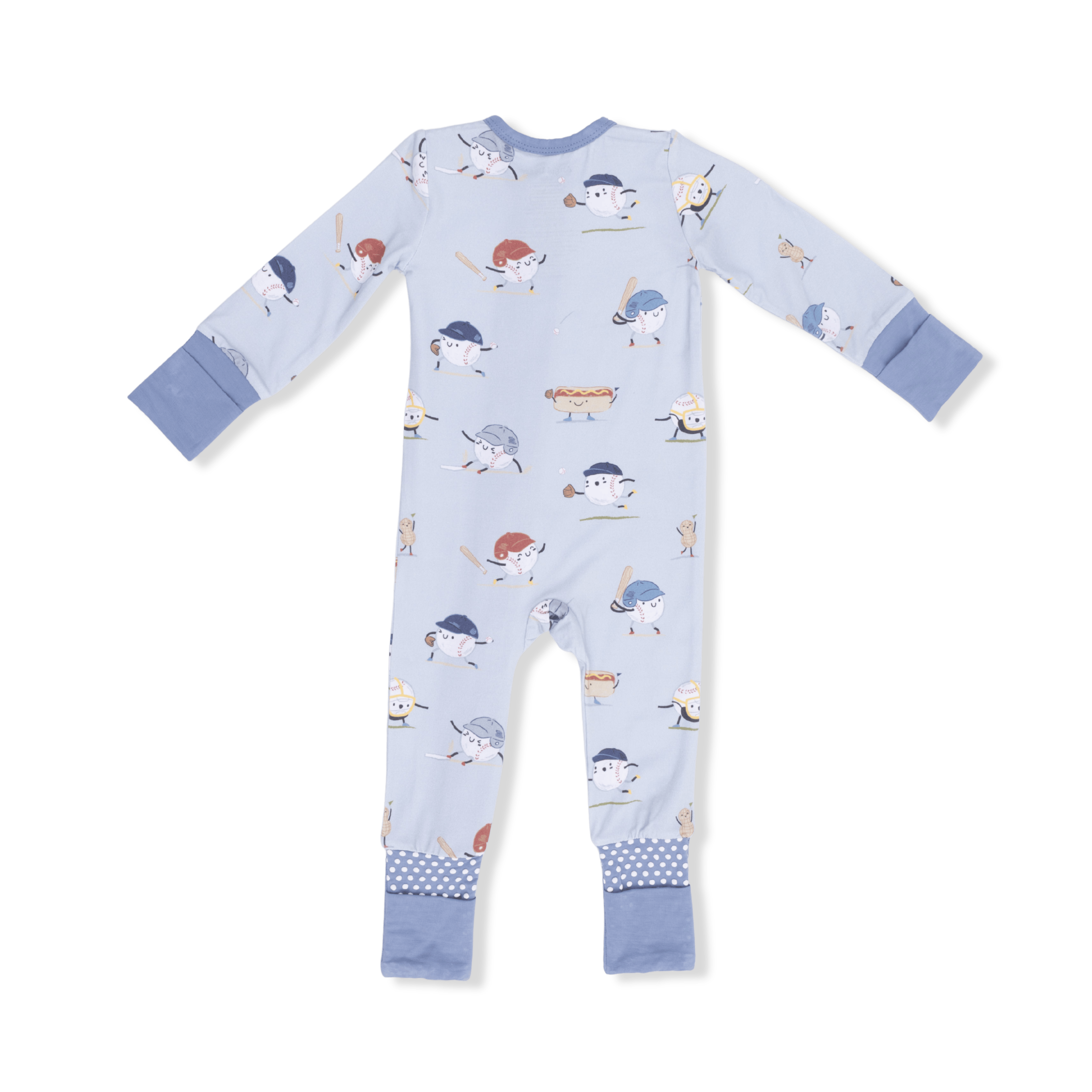 Angel Dear Baby Baseballs Playing Baseball - Convertible Romper