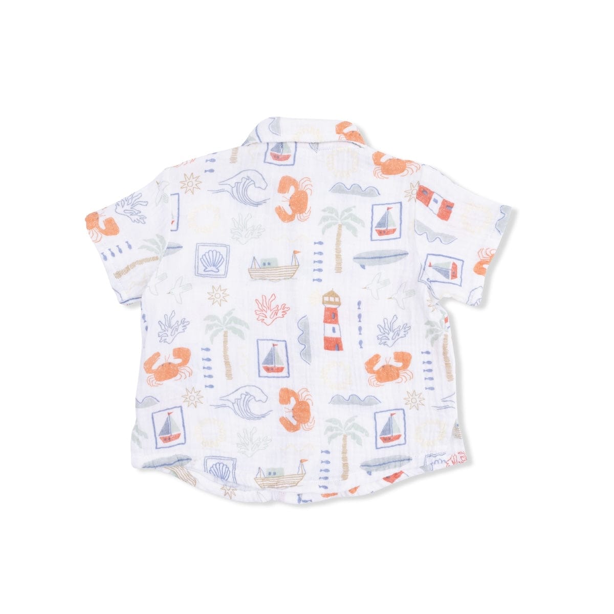 Angel Dear Baby Club Mediterranean - Polo Button Up With Casual Short