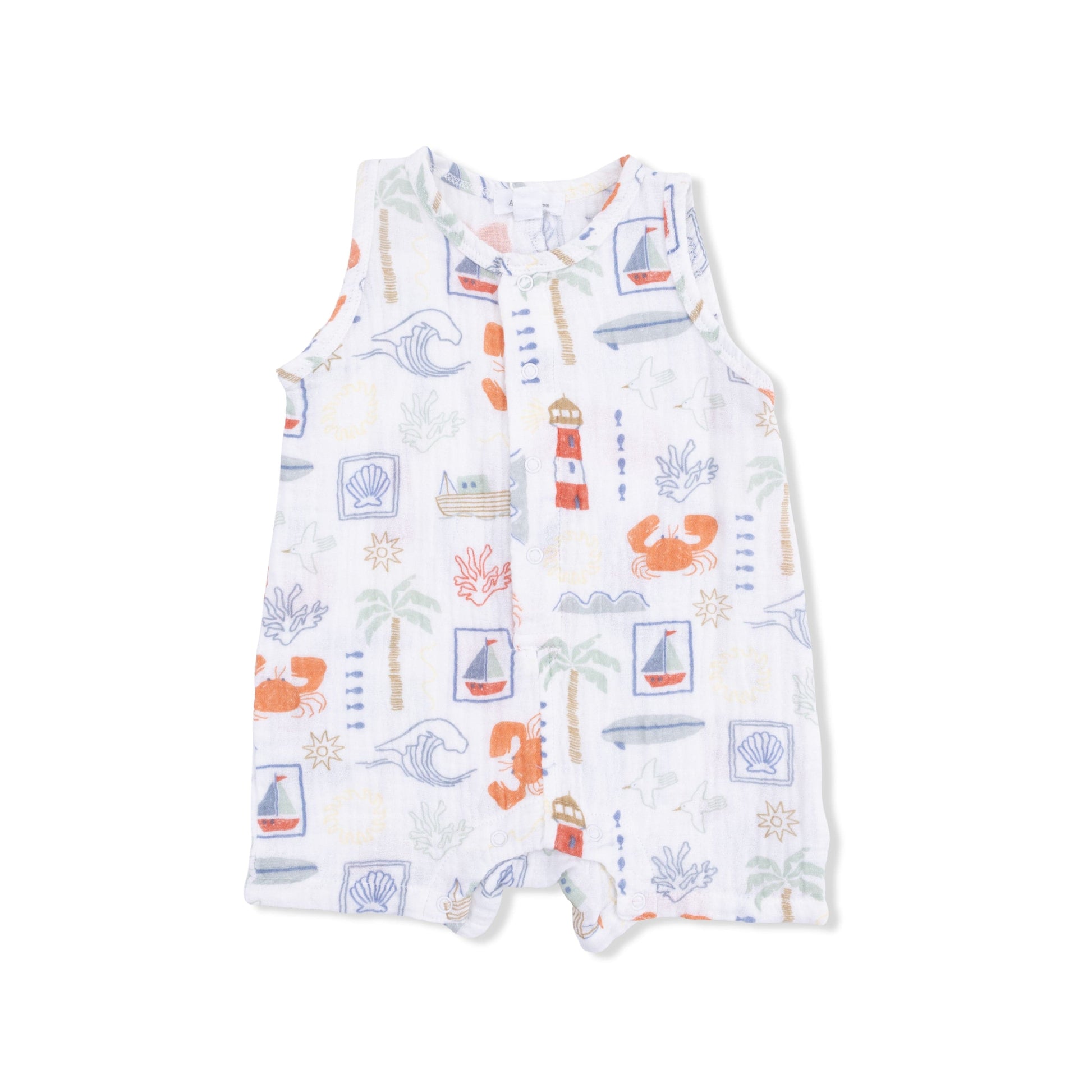 Angel Dear Baby Club Mediterranean - Sleeveless Shortie Romper