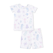 Angel Dear Baby Floral Sea Creatures - Loungewear Short Set