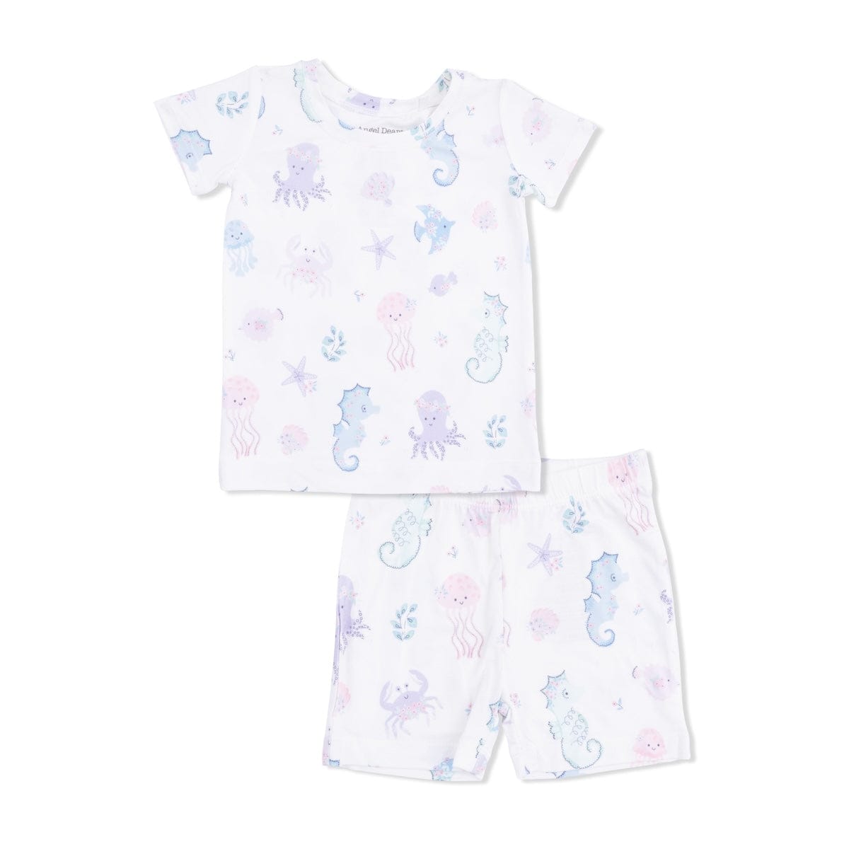 Angel Dear Baby Floral Sea Creatures - Loungewear Short Set