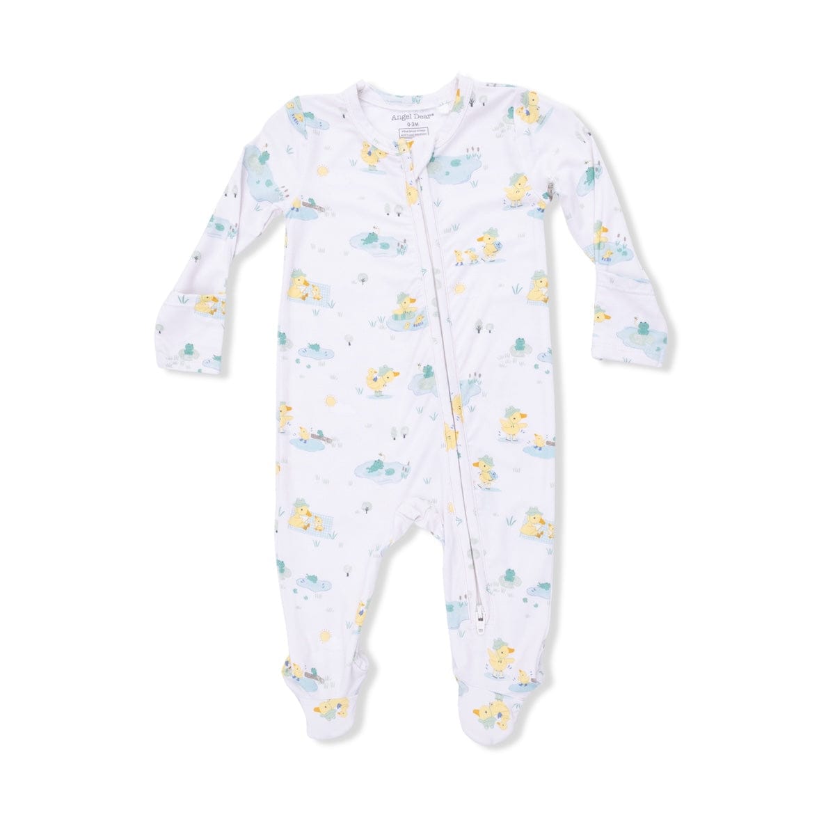 Angel Dear Baby Frog And Duck Pond - 2 Way Zipper Footie