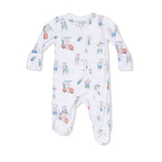Angel Dear Baby Golfing Teddy Bears - 2 Way Zipper Footie