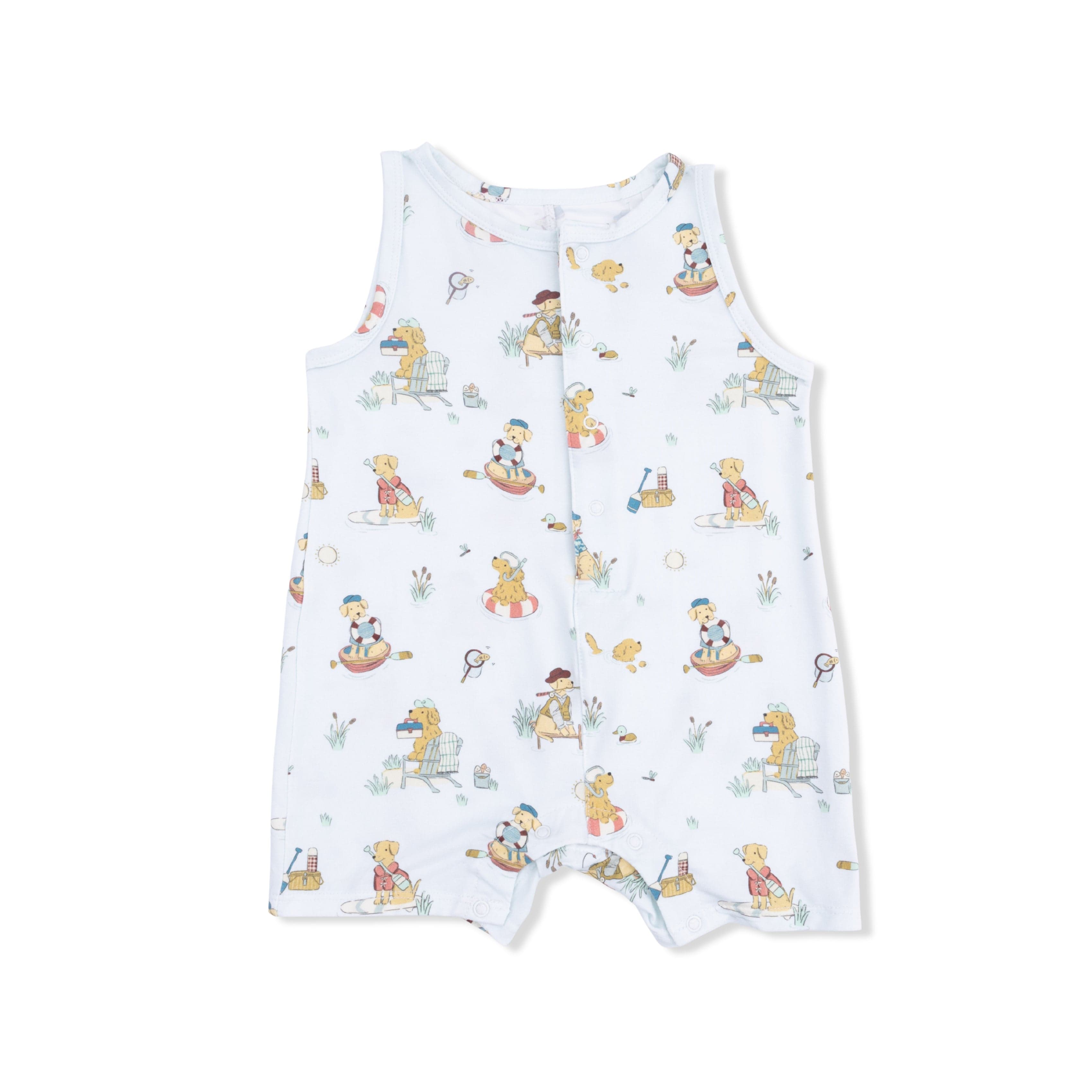 Angel Dear Baby Lake Buddy Dogs - Sleeveless Shortie Romper