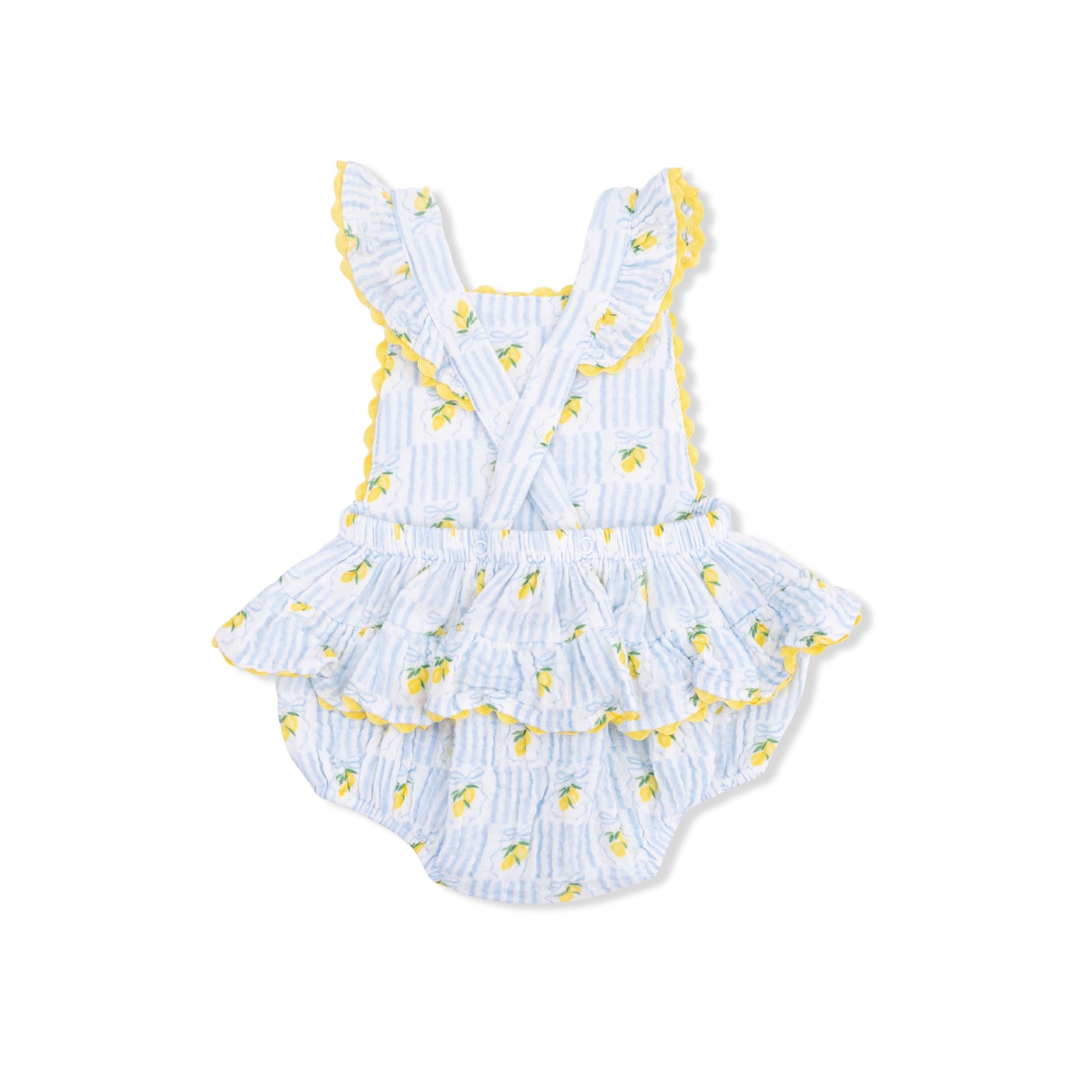 Angel Dear Baby Lovely Lemons - Ric Rac Ruffle Sunsuit