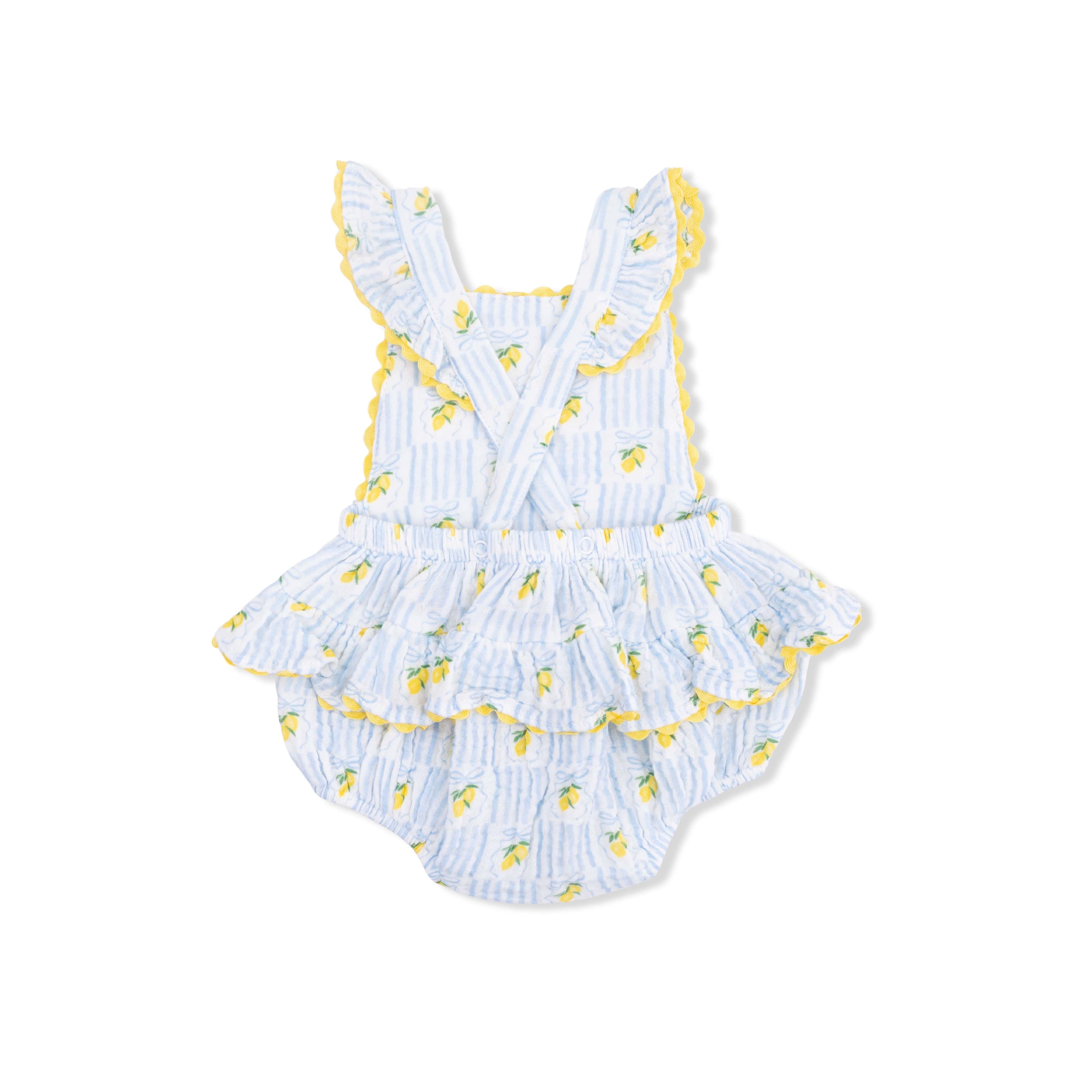 Angel Dear Baby Lovely Lemons - Ric Rac Ruffle Sunsuit