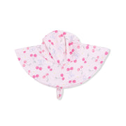 Angel Dear Baby Sweet Bow Cherries - Wide Brim Sun Hat