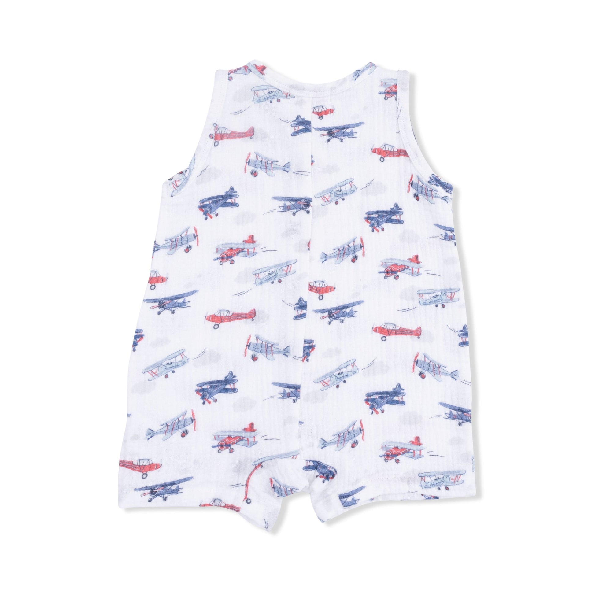 Angel Dear Baby Vintage Planes - Sleeveless Shortie Romper
