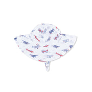 Angel Dear Baby Vintage Planes - Wide Brim Sun Hat